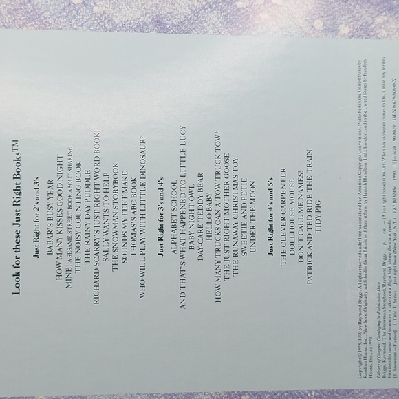 The snowman storybook by Raymond Briggs Children's Book - Picture 9 of 11